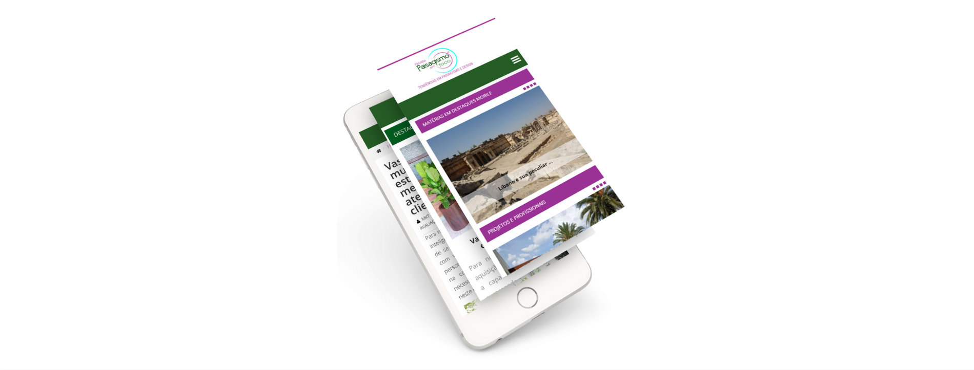 4portfolio goup paisagismo em foco criacao site mobile